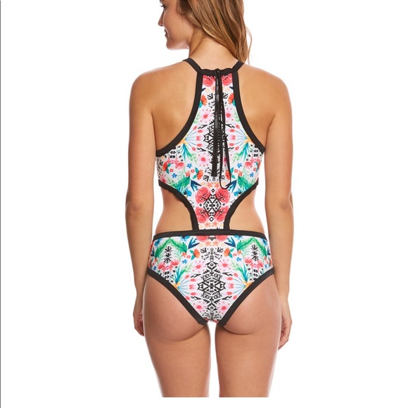 NWT 🌸🌺 Body glove floral monokini ~ small - Picture 2 of 7